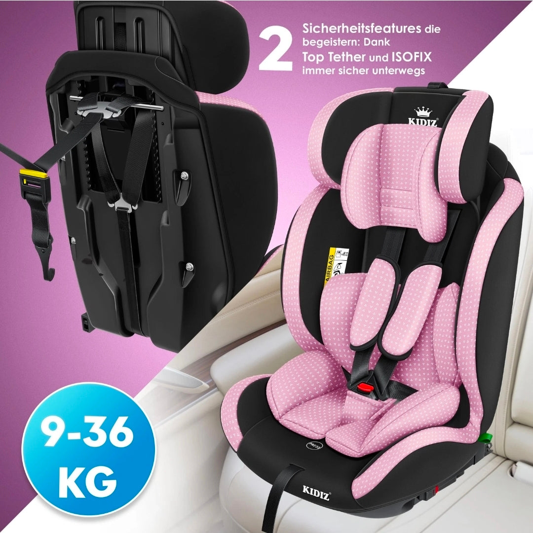Child car seat | 9 kg-36 kg, 1-12 years, Group 1/2/3 Universal