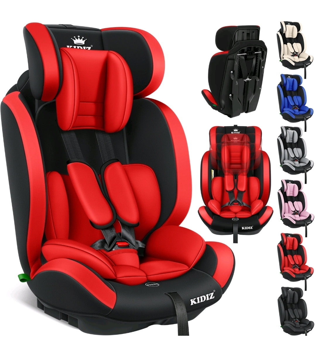 Child car seat | 9 kg-36 kg, 1-12 years, Group 1/2/3 Universal