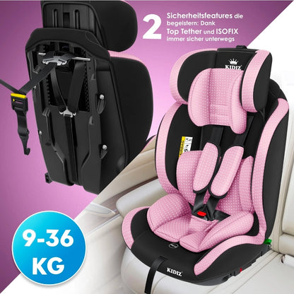 Child car seat | 9 kg-36 kg, 1-12 years, Group 1/2/3 Universal
