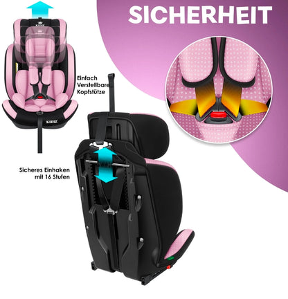 Child car seat | 9 kg-36 kg, 1-12 years, Group 1/2/3 Universal