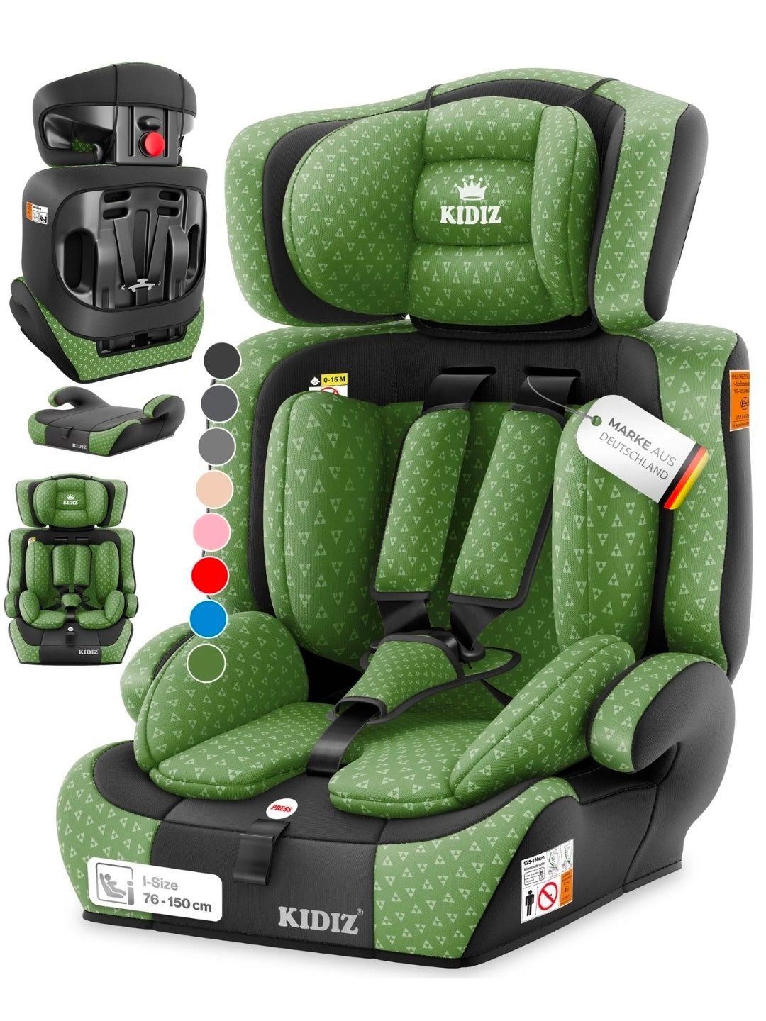 Kinderautositz| 9kg-36 kg,1-12 Yaş, Gruppe 1/2/3 Üniversal