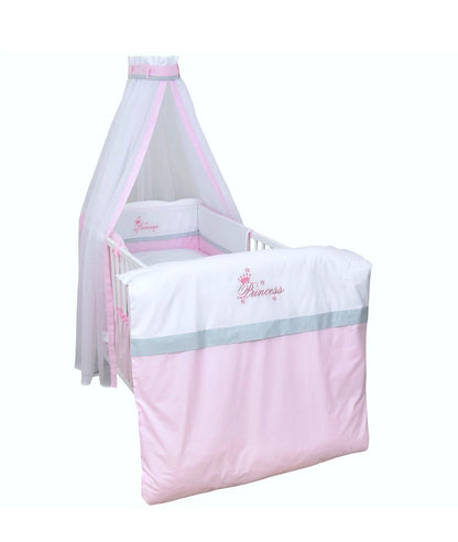 Babyzimmerset 120x60 cm Babybett Wickelkommode  Bettwäsche Komplettset