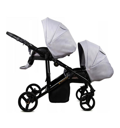 Trailux Duo 3-in-1  Kinderwagen-Set für Zwillinge inkl. Autositz