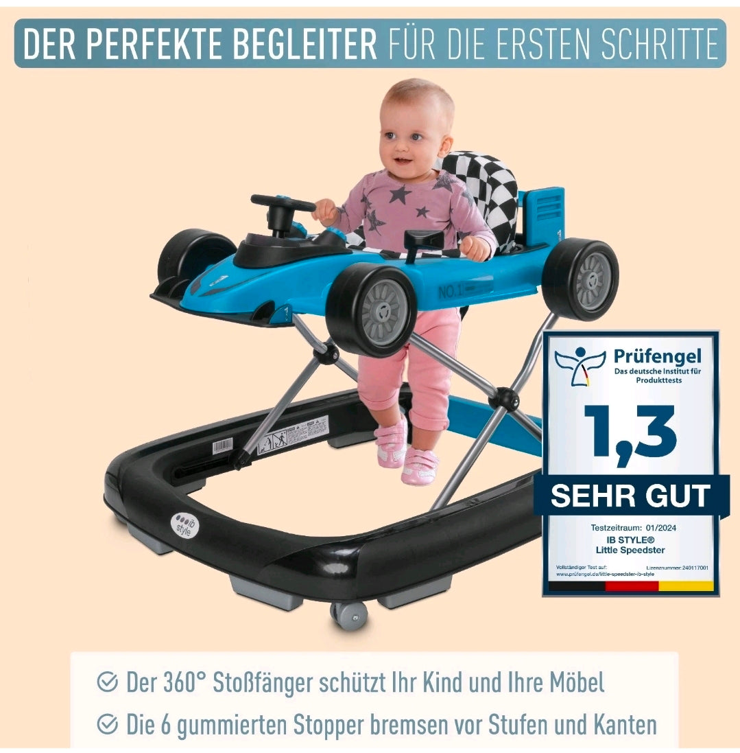Baby Lauflernwagen Gehfrei Lauflernhilfe auto mit Licht-Zweite Chance