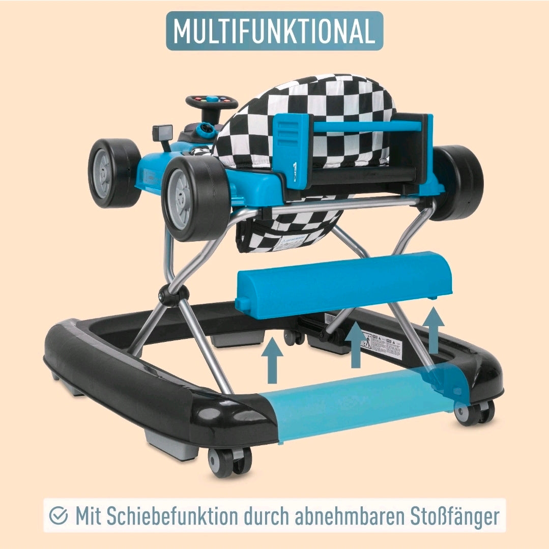 Baby Lauflernwagen Gehfrei Lauflernhilfe auto mit Licht-Zweite Chance