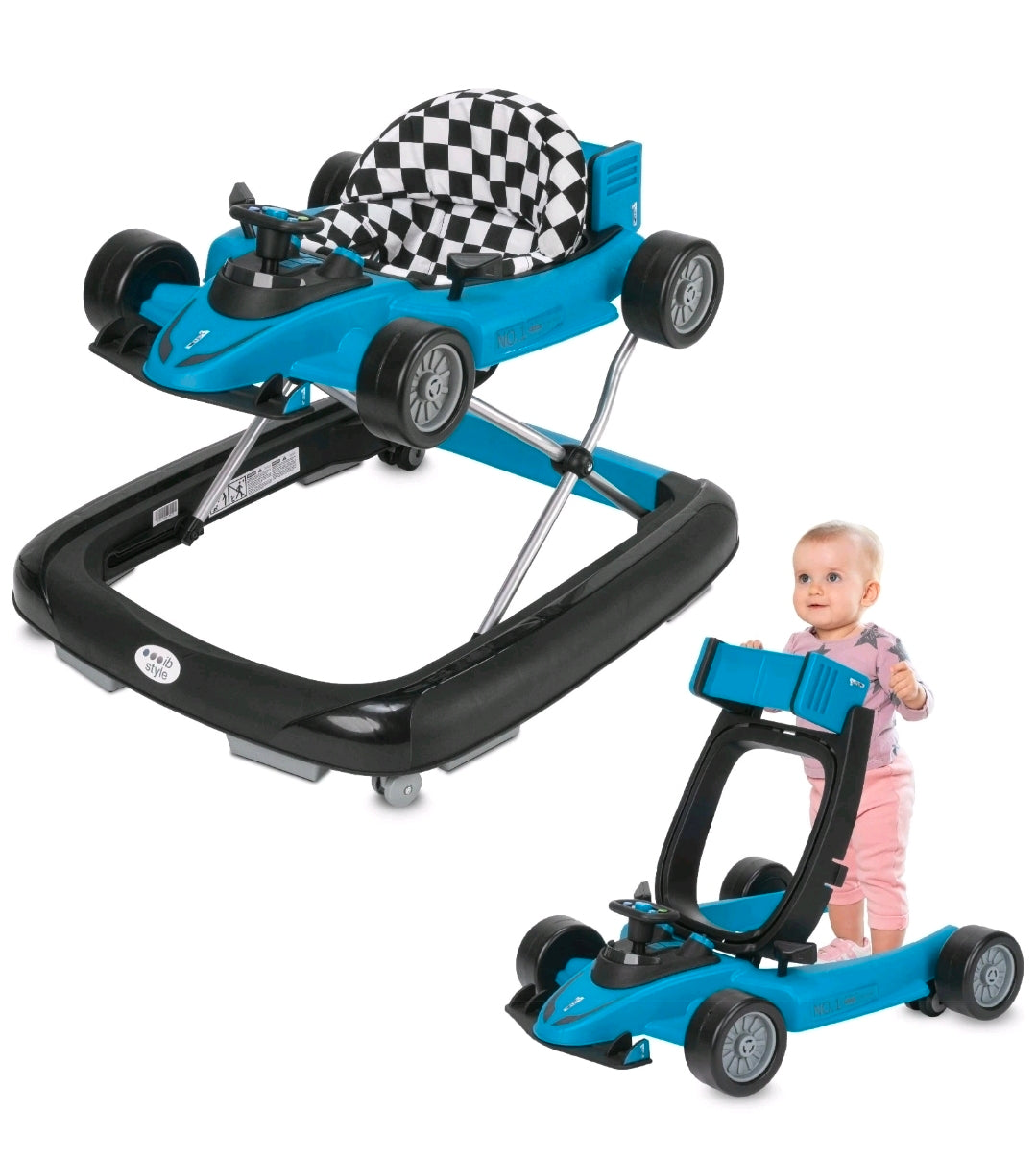 Baby Lauflernwagen Gehfrei Lauflernhilfe auto mit Licht-Zweite Chance