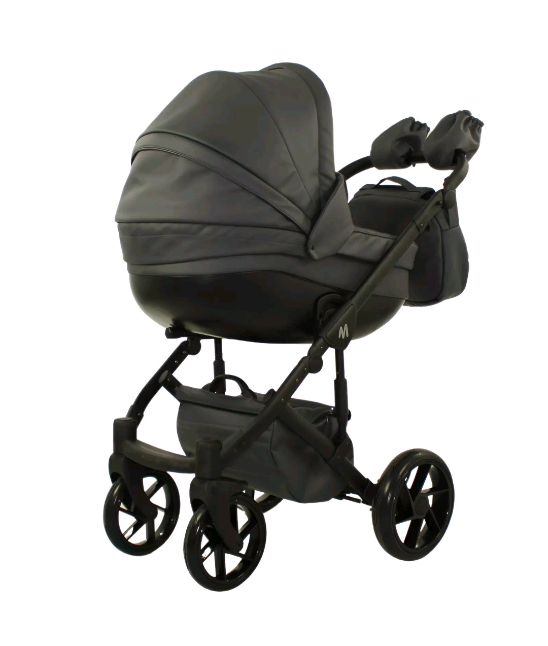 MOMMO AAA Kinderwagen 3 in 1 Öko-Leder – Cosmo I-Size-Sitz