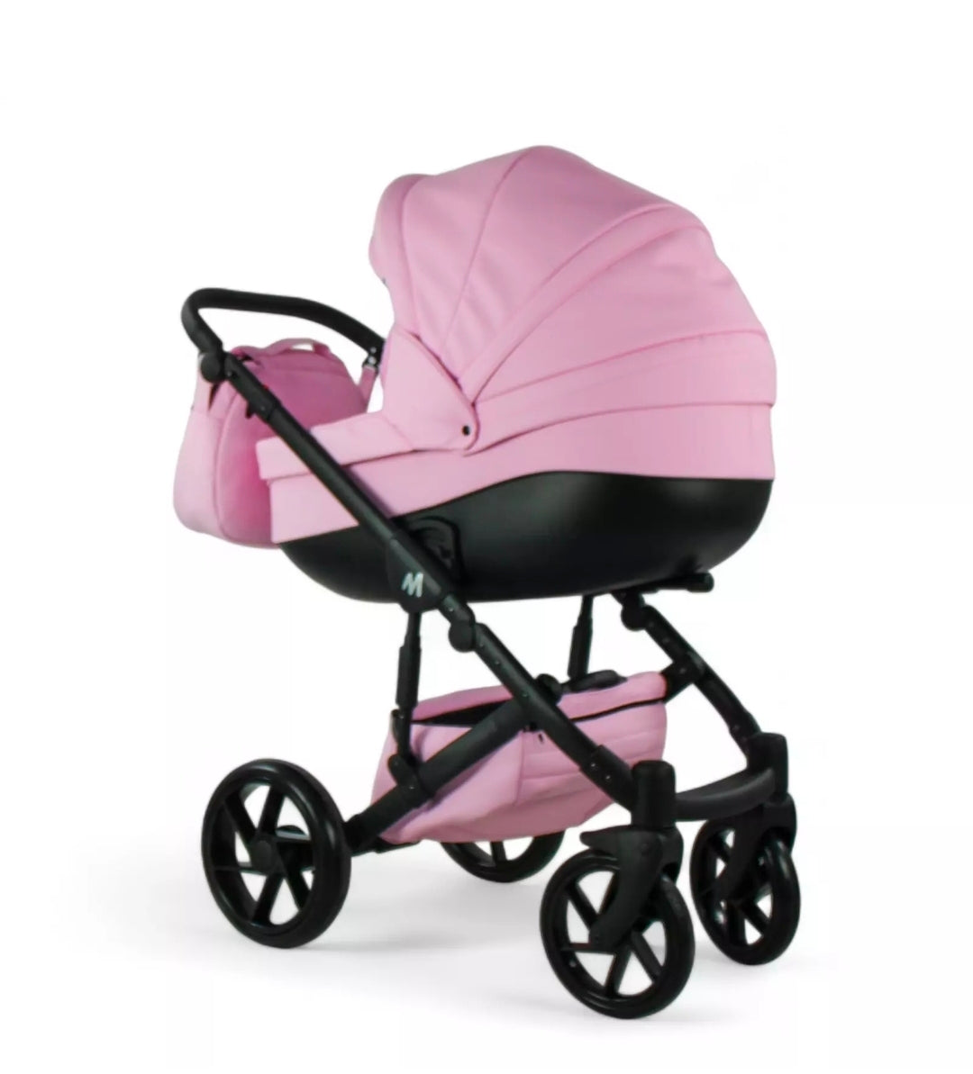 MOMMO AAA Kinderwagen 3 in 1 Öko-Leder – Cosmo I-Size-Sitz
