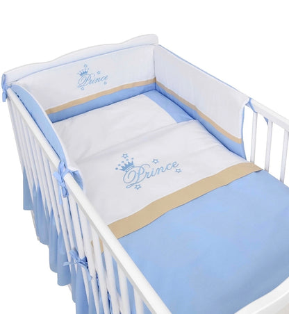 Babyzimmerset 120x60 cm Babybett Wickelkommode  Bettwäsche Komplettset