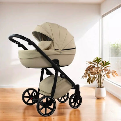 MOMMO FANTASY Kinderwagen 2in1/3in1/4in1 Öko-Leder /Autositz